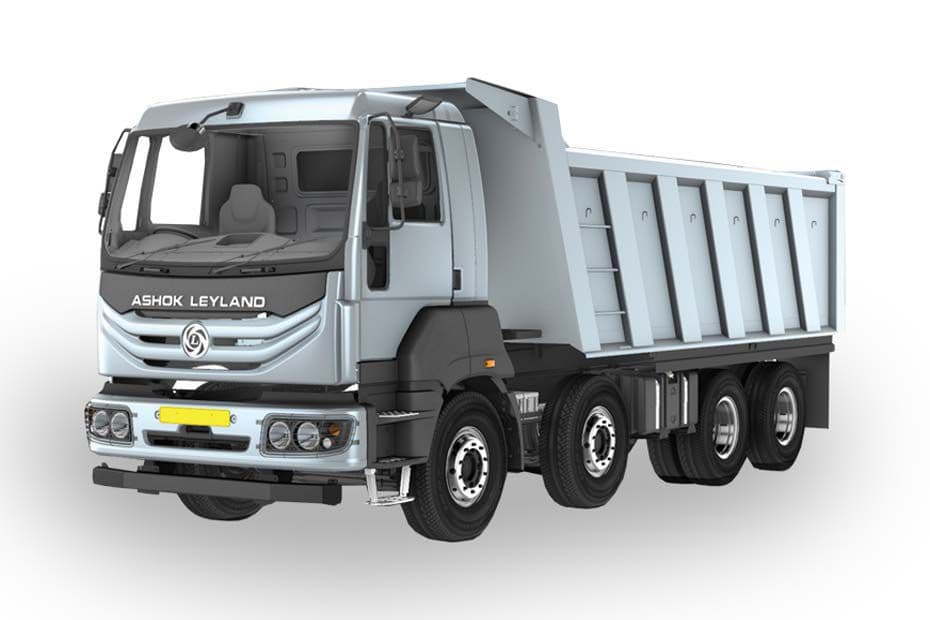 Ashok Leyland 3525 Tipper Front Left Side