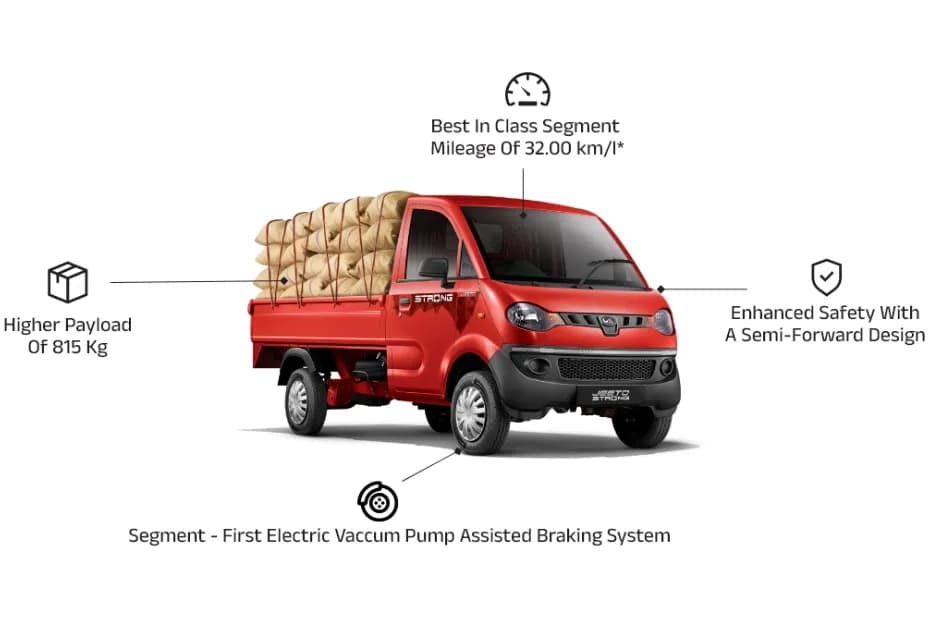 Mahindra Jeeto Strong Right Front Three Quarter