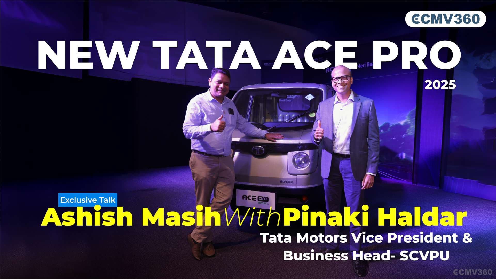 Tata ACE New Launch 2025 | Exclusive Talk with Pinaki Haldar, Tata Motors VP SCV Tata Ace Pro